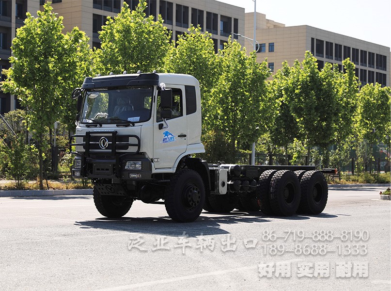 6*6卡车底盘销售定制_260马力六驱越野底盘配置参数_全驱越野专用车底盘改装